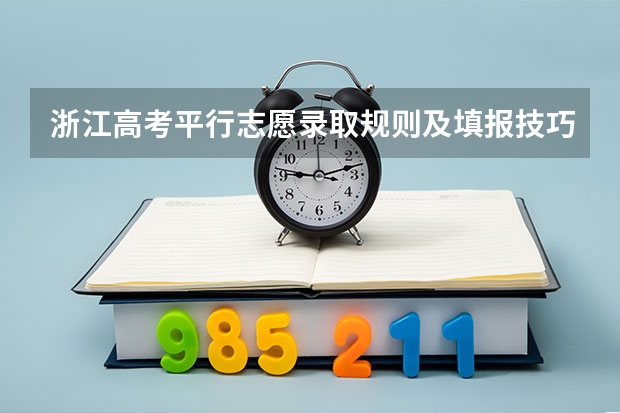 浙江高考平行志愿录取规则及填报技巧（浙江高考填报志愿规则）